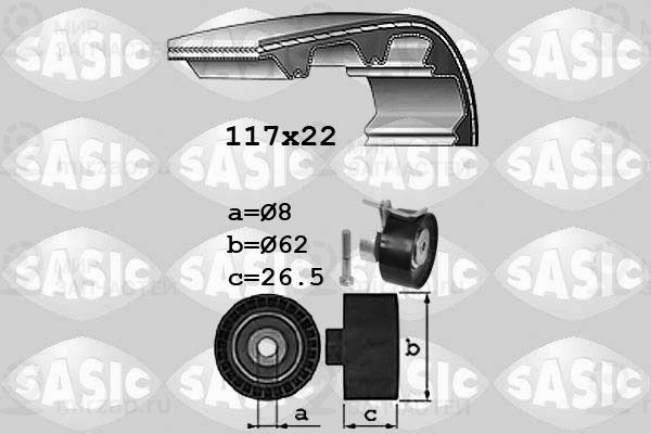Комплект ремня ГРМ SASIC 1756079