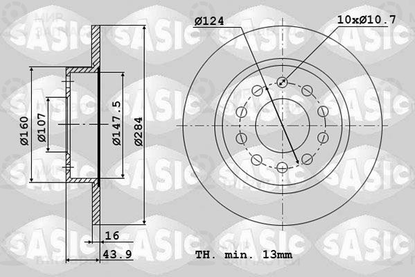 Запчасть SASIC 6106207