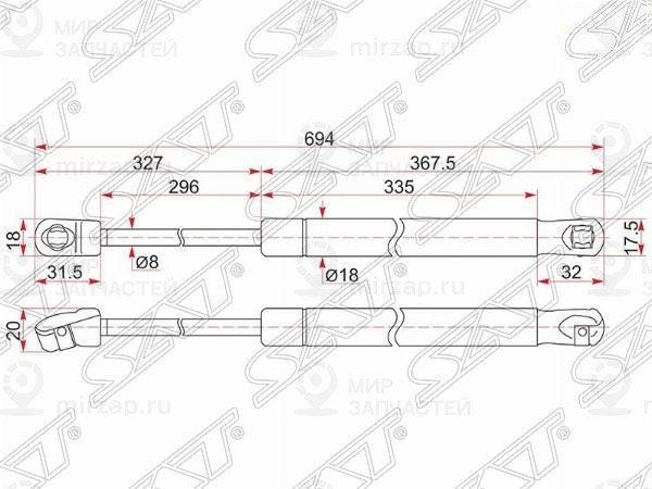 Запчасть SAT ST5345006100