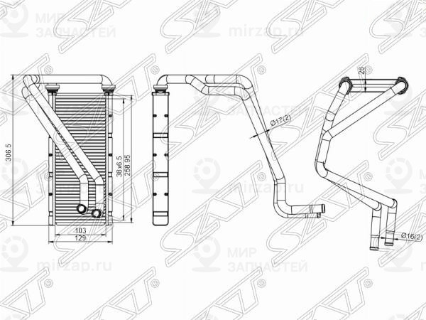 Запчасть SAT STSB663950