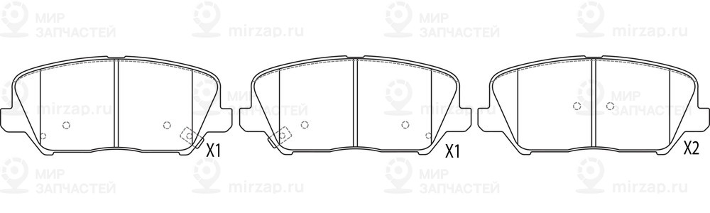 Запчасть SB NAGAMOCHI BP13007