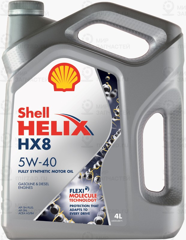 Масло Моторное Shell Helix Hx8 5W40, 4Л SHELL 550052837