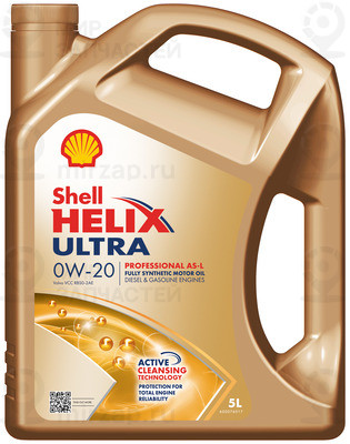 Моторные Масла (Автомобильные) Shell Helix Ultra Professional As-L 0W- SHELL 550055736