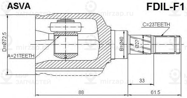 Запчасть ASVA FDILF1