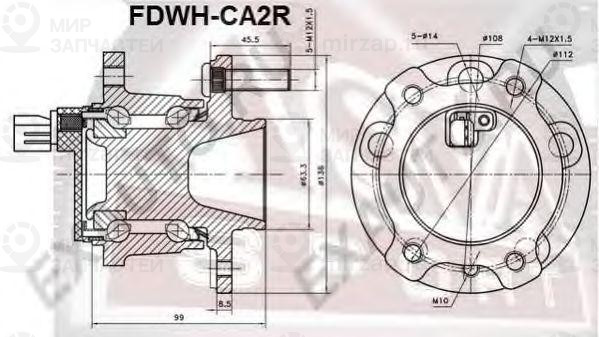 Запчасть ASVA FDWHCA2R