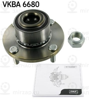 Комплект подшипника ступицы колеса SKF VKBA6680