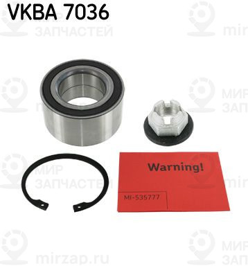 Комплект подшипника ступицы колеса SKF VKBA7036