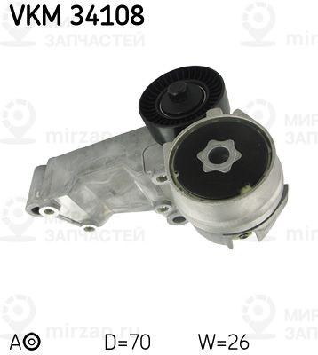 Натяжитель ремня, клиновой зубча SKF VKM34108