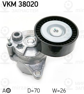 Натяжитель ремня, клиновой зубча SKF VKM38020
