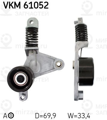Натяжитель ремня, клиновой зубча SKF VKM61052
