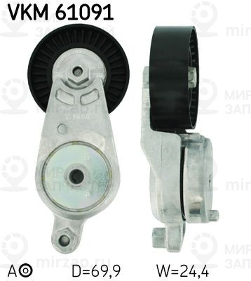 Натяжитель ремня, клиновой зубча SKF VKM61091
