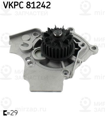 Водяной насос, охлаждение двигателя SKF VKPC81242