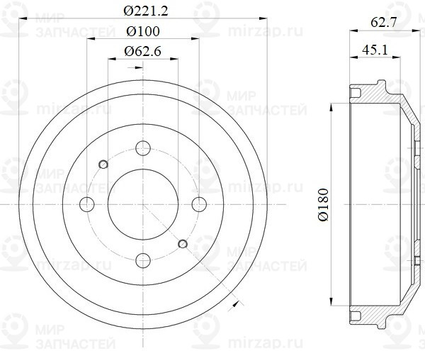 Запчасть S&K GMBH SKDB1022