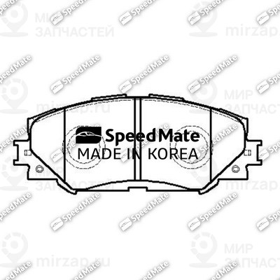 Колодки Toyota (Corolla X E140,E150)(2006-2013),Rav 4 (Iii),Auris) SPEEDMATE SMBPJ025