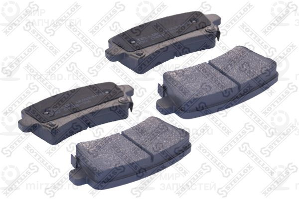 Комплект тормозных колодок, дисковый тормоз STELLOX 000045BSX