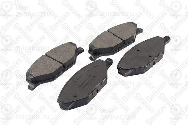 Комплект тормозных колодок, дисковый тормоз STELLOX 000575BSX