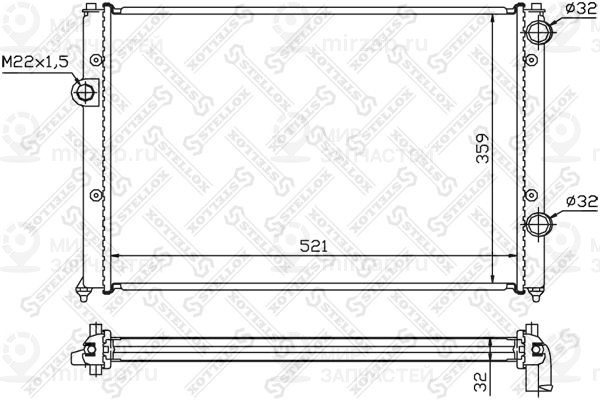 Запчасть STELLOX 1025010SX
