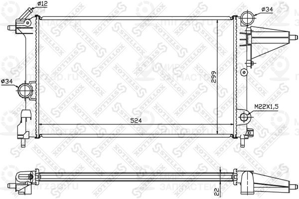 Запчасть STELLOX 1025047SX