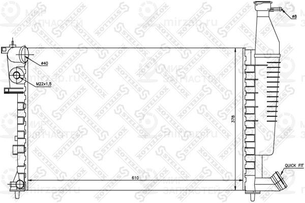 Запчасть STELLOX 1025297SX