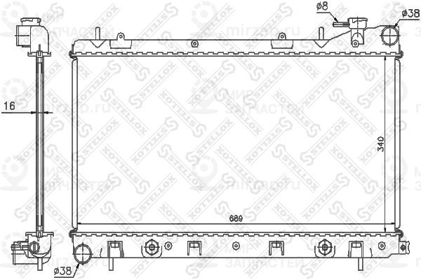 Запчасть STELLOX 1025381SX