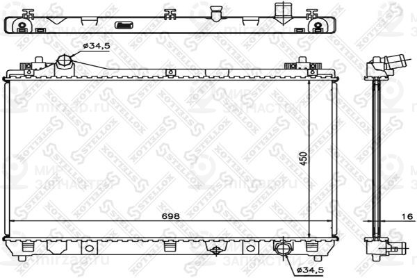 Запчасть STELLOX 1025458SX