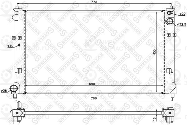 Запчасть STELLOX 1025855SX