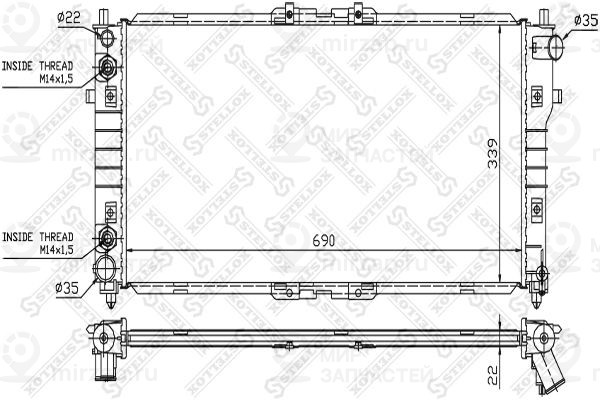 Запчасть STELLOX 1025858SX