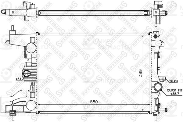 Запчасть STELLOX 1026030SX