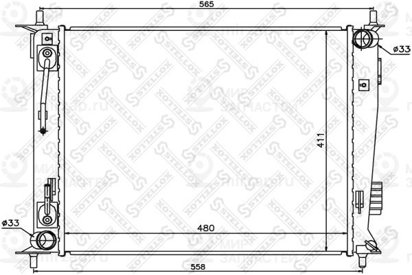 Запчасть STELLOX 1026513SX