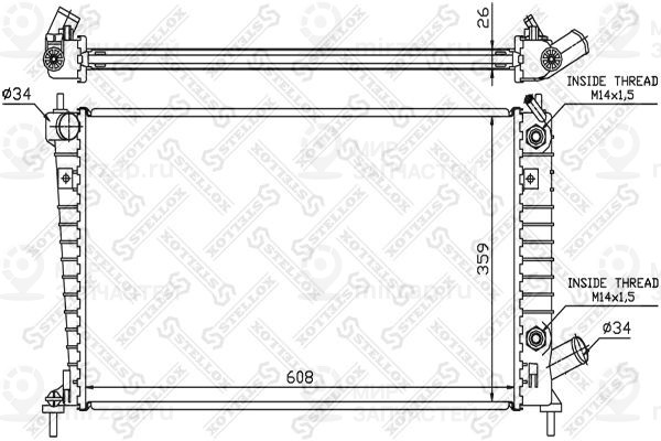 Запчасть STELLOX 1026663SX