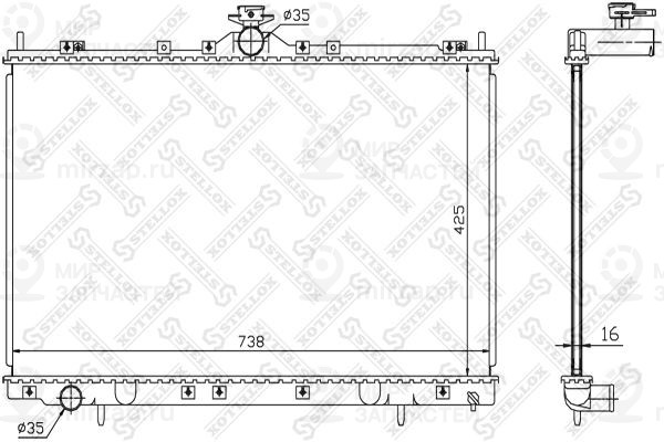 Запчасть STELLOX 1026694SX
