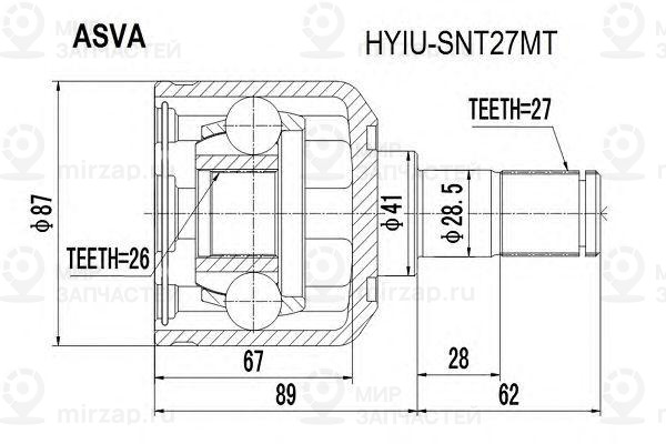 Запчасть ASVA HYIUSNT27MT