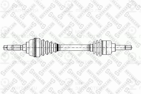 Приводной вал STELLOX 1581035SX