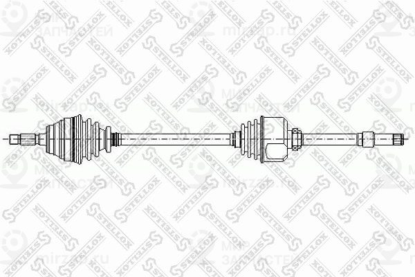 Приводной вал STELLOX 1581043SX