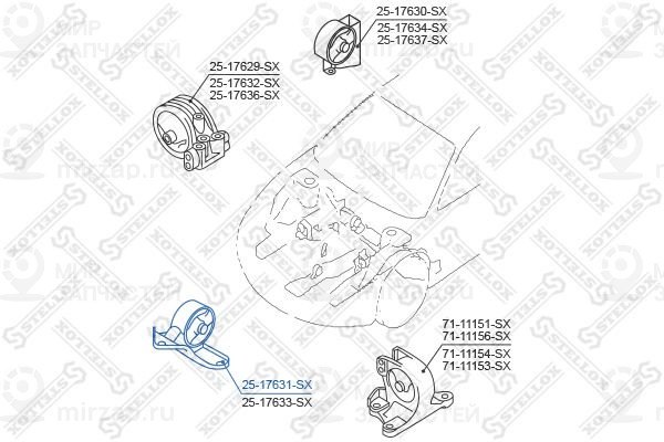 Запчасть STELLOX 2517631SX
