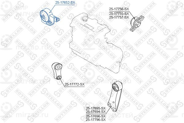 Запчасть STELLOX 2517652SX