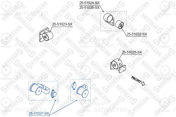 Запчасть STELLOX 2551027SX