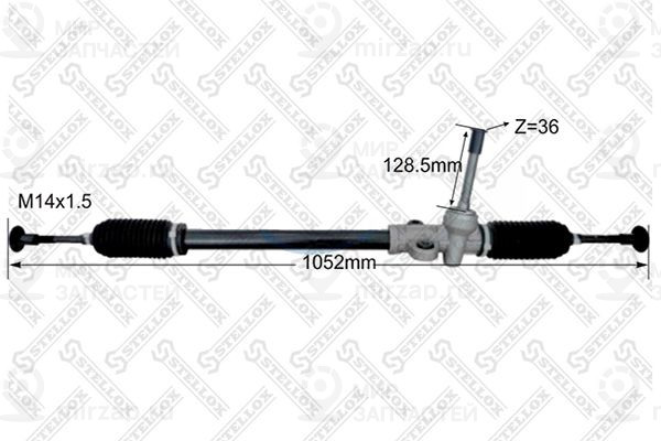 Рулевой механизм STELLOX 3137270SX