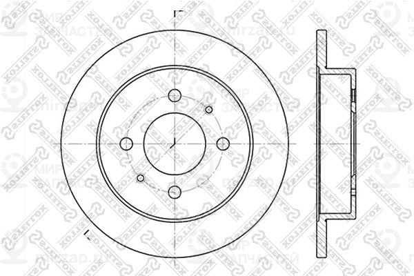Тормозной диск STELLOX 60203031SX