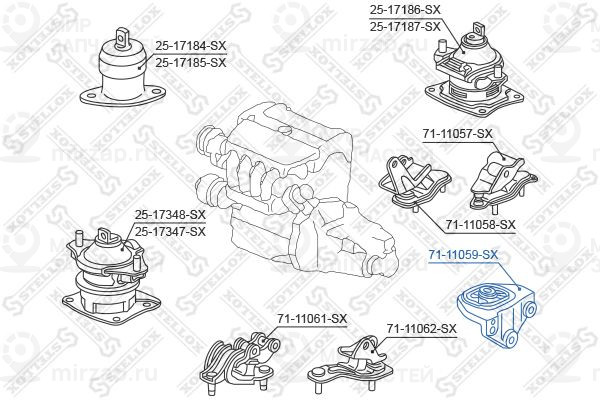 Запчасть STELLOX 7111059SX