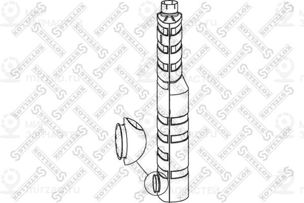 Средний / конечный глушитель ОГ STELLOX 8203076SX