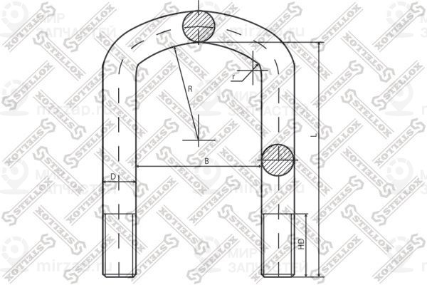 Запчасть STELLOX 8464177SX