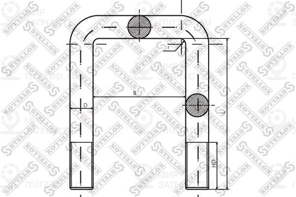 Запчасть STELLOX 8464182SX