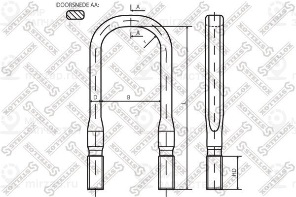 Запчасть STELLOX 8464253SX