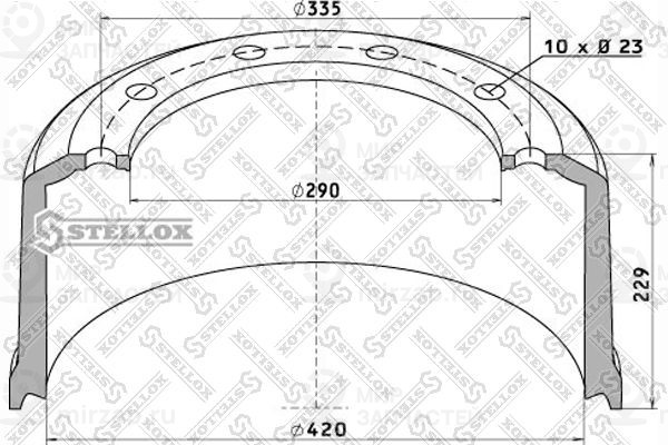 Запчасть STELLOX 8500039SX