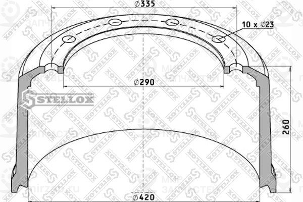 Запчасть STELLOX 8500049SX
