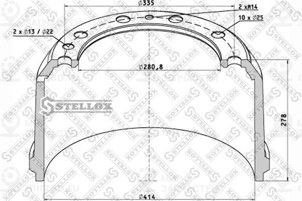 Запчасть STELLOX 8500060SX