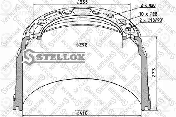 Запчасть STELLOX 8500175SX