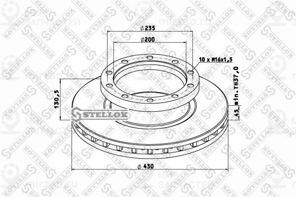 Запчасть STELLOX 8500790SX