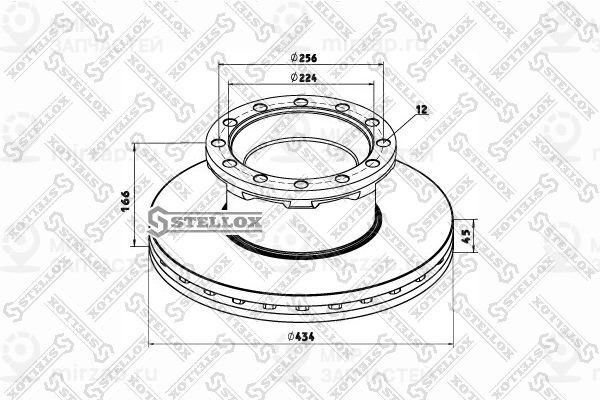 Запчасть STELLOX 8500792SX